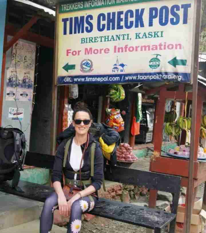 hiking in Nepal