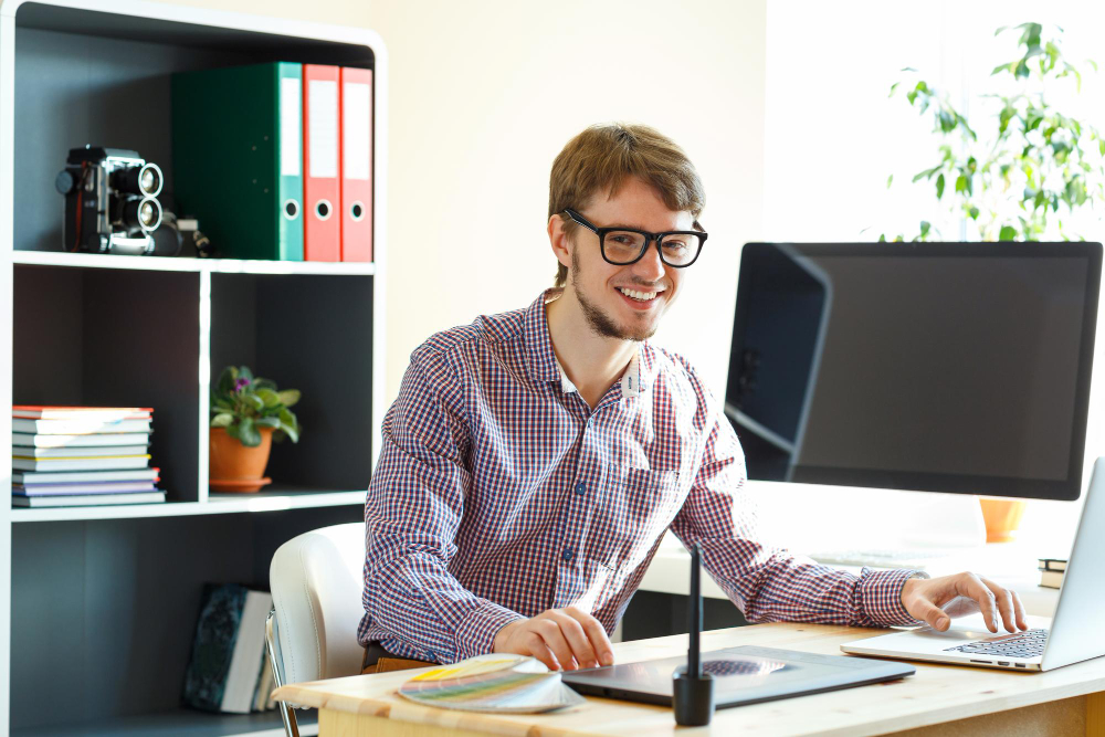 data entry worker