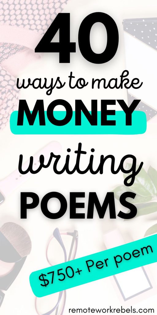 get paid to write poetry