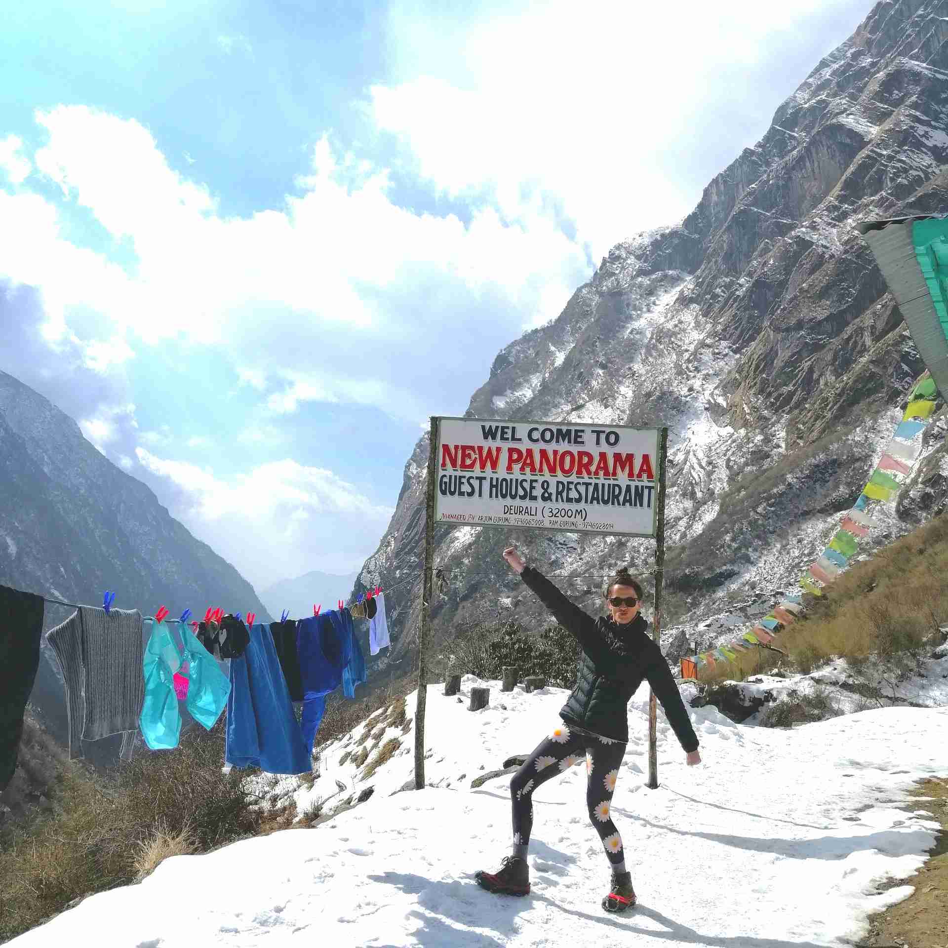 hiking Annapurna basecamp