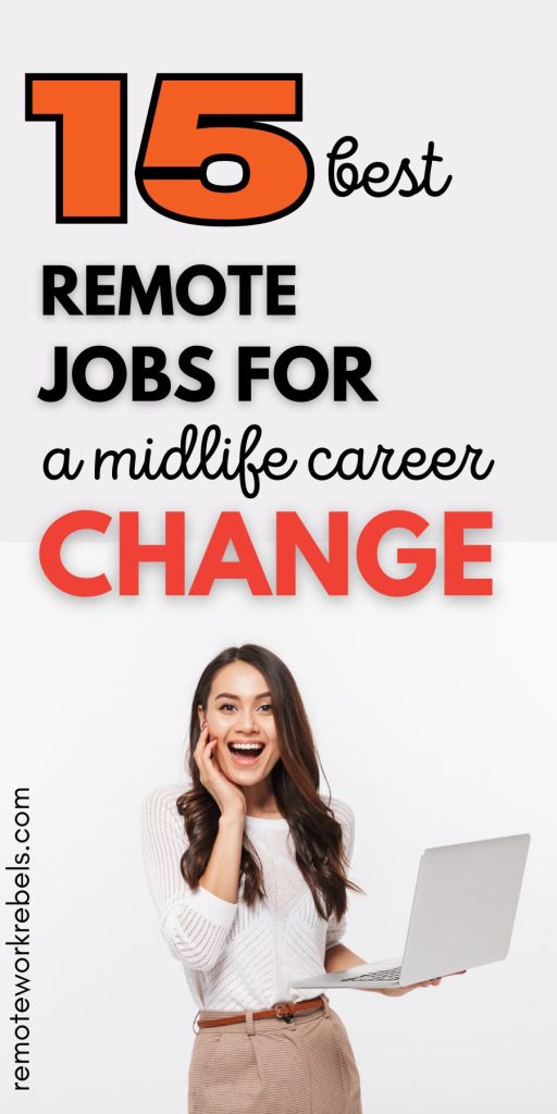 remote jobs for a midlife career change