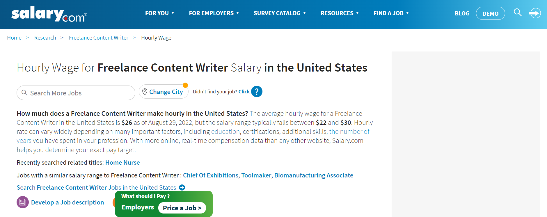 how much freelance writer make