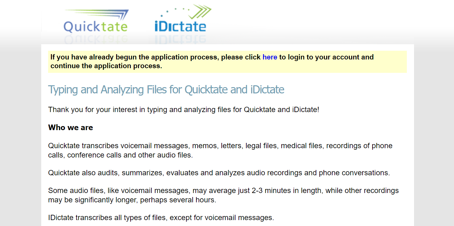 quicktate