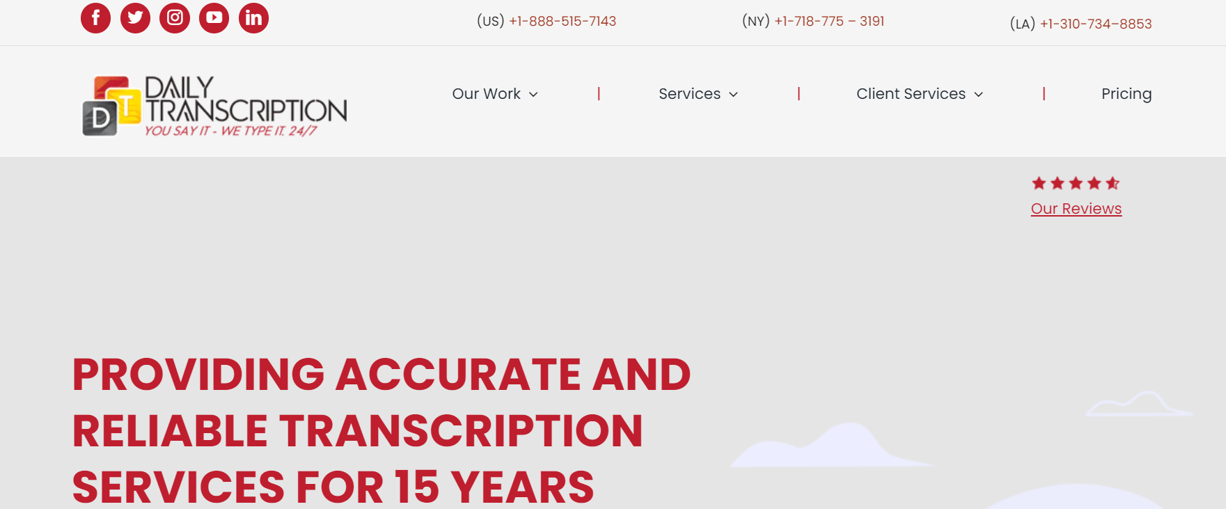 daily transcription