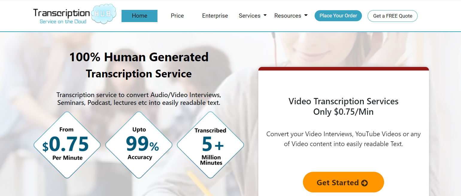 transcription hub