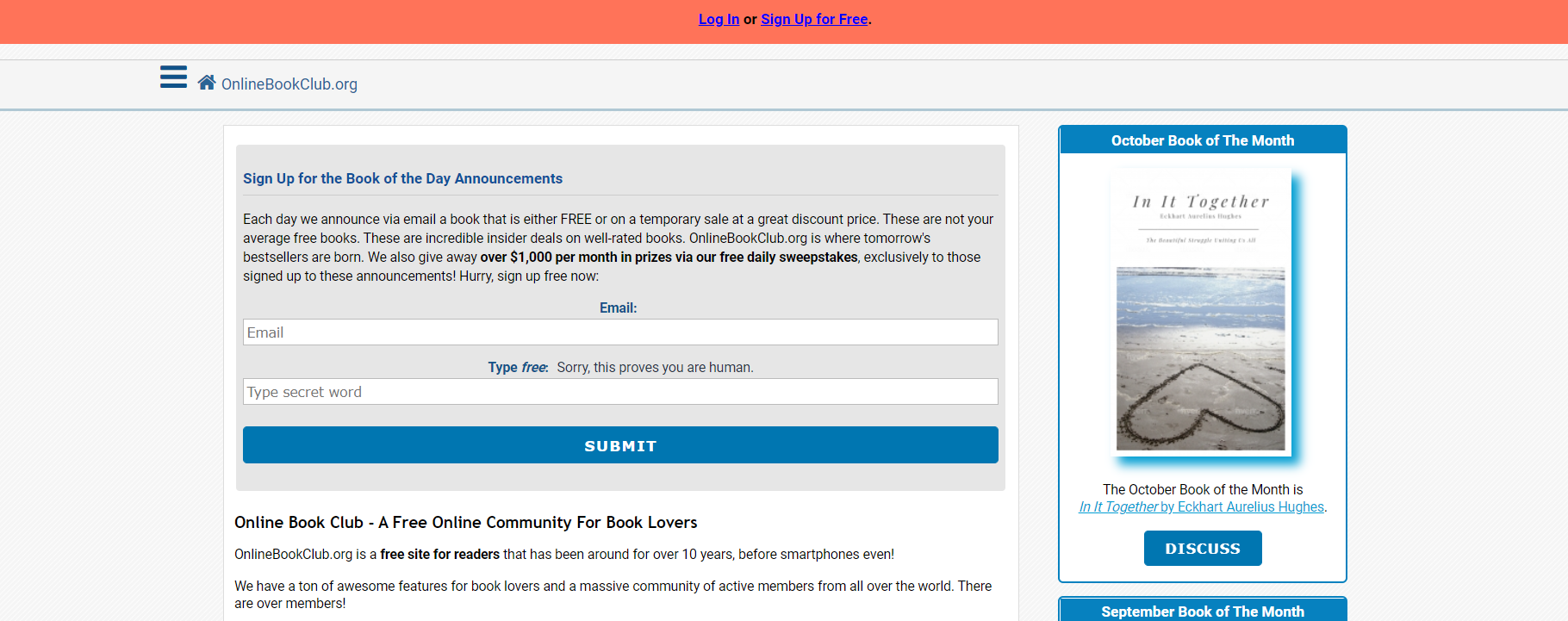 online book club