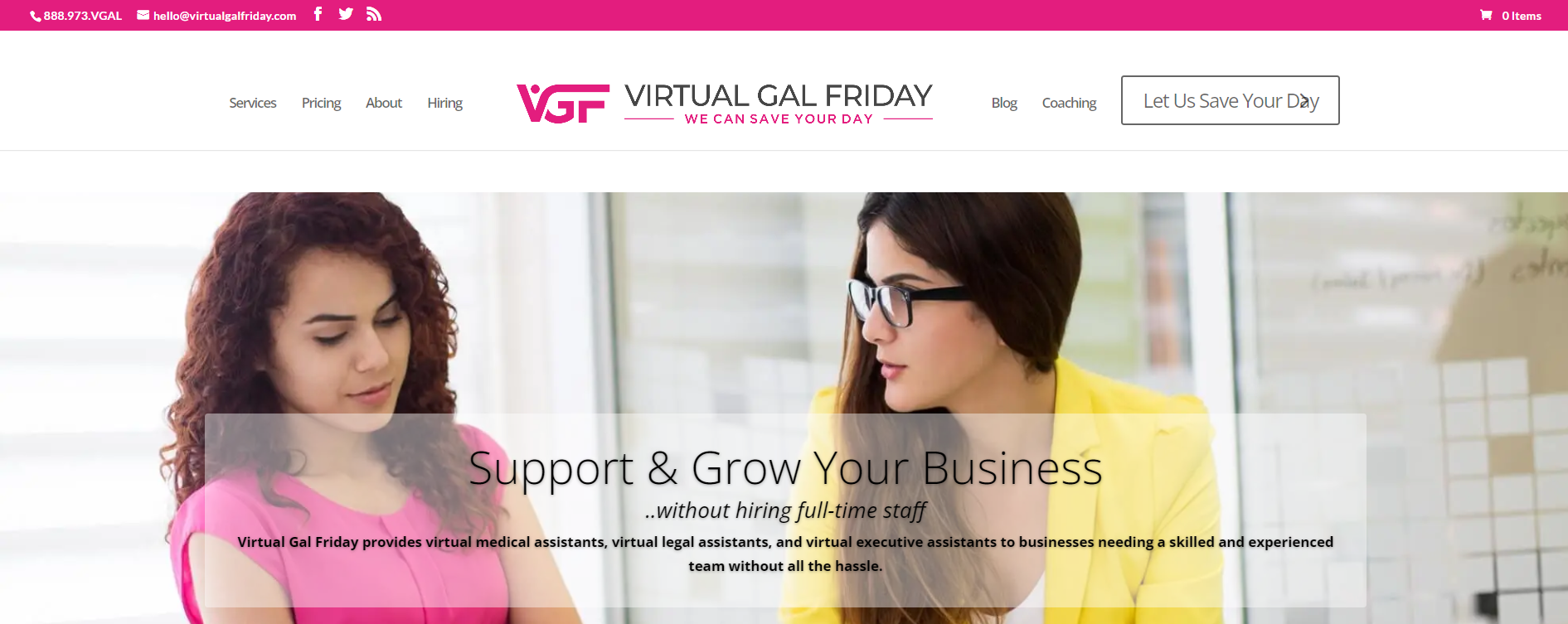 Virtual gal friday