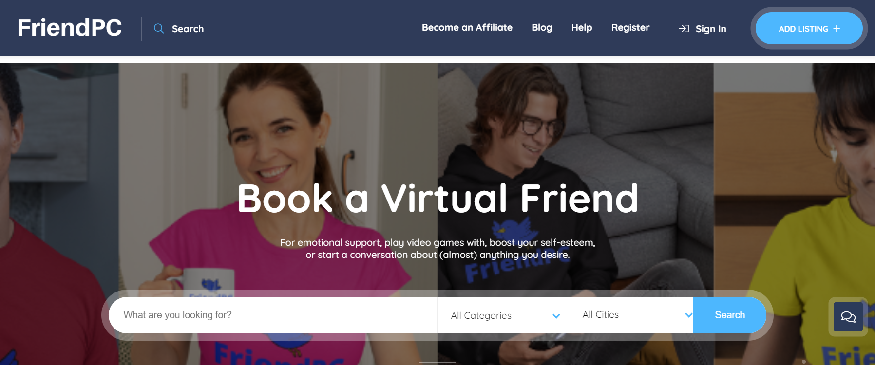 get paid to be an online friend