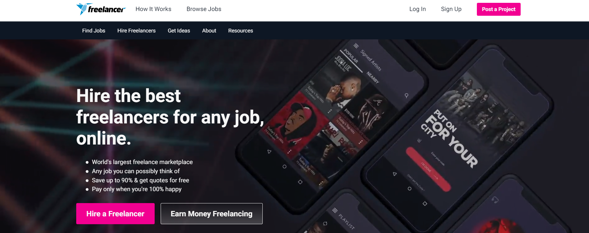 jobs on freelancer