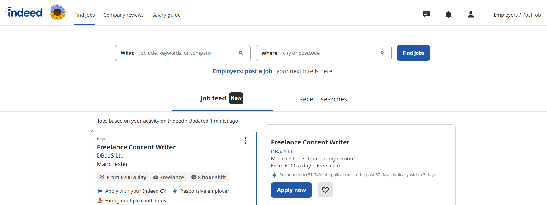 subtitle jobs on Indeed