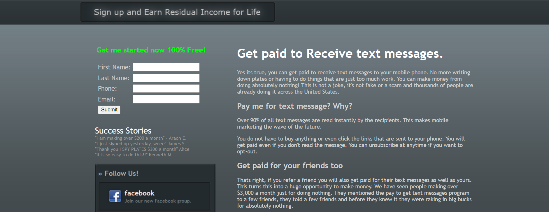earn money texting