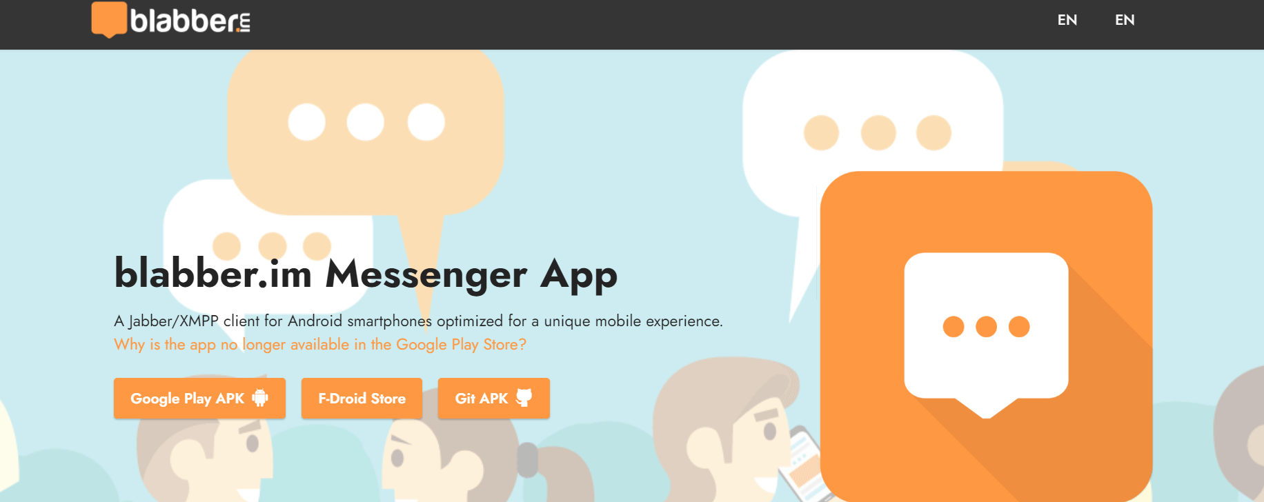 Blabber messenger app