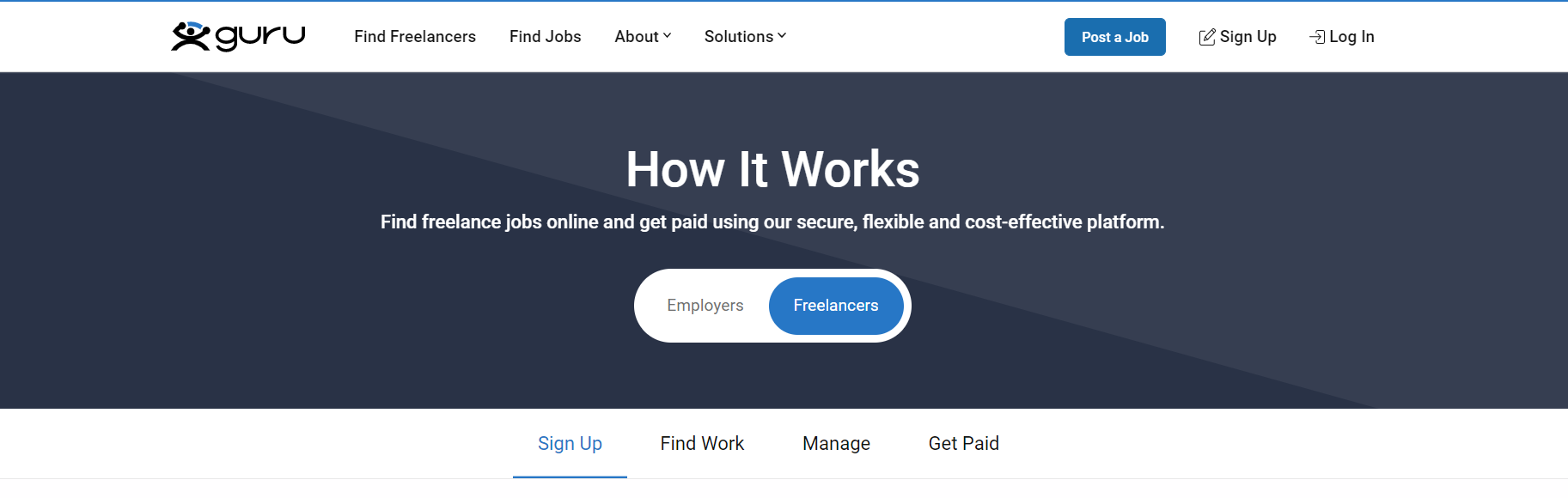 Guru writing jobs