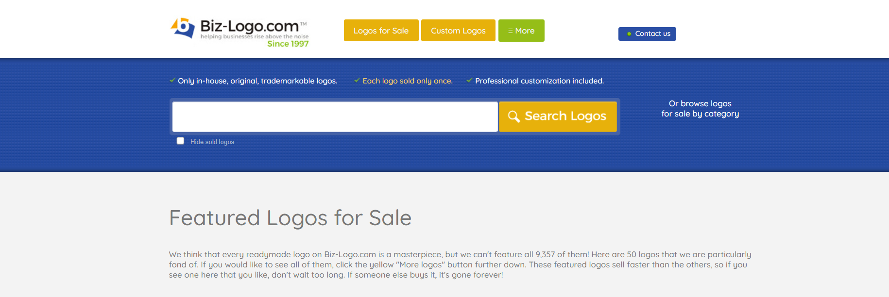sell logos online