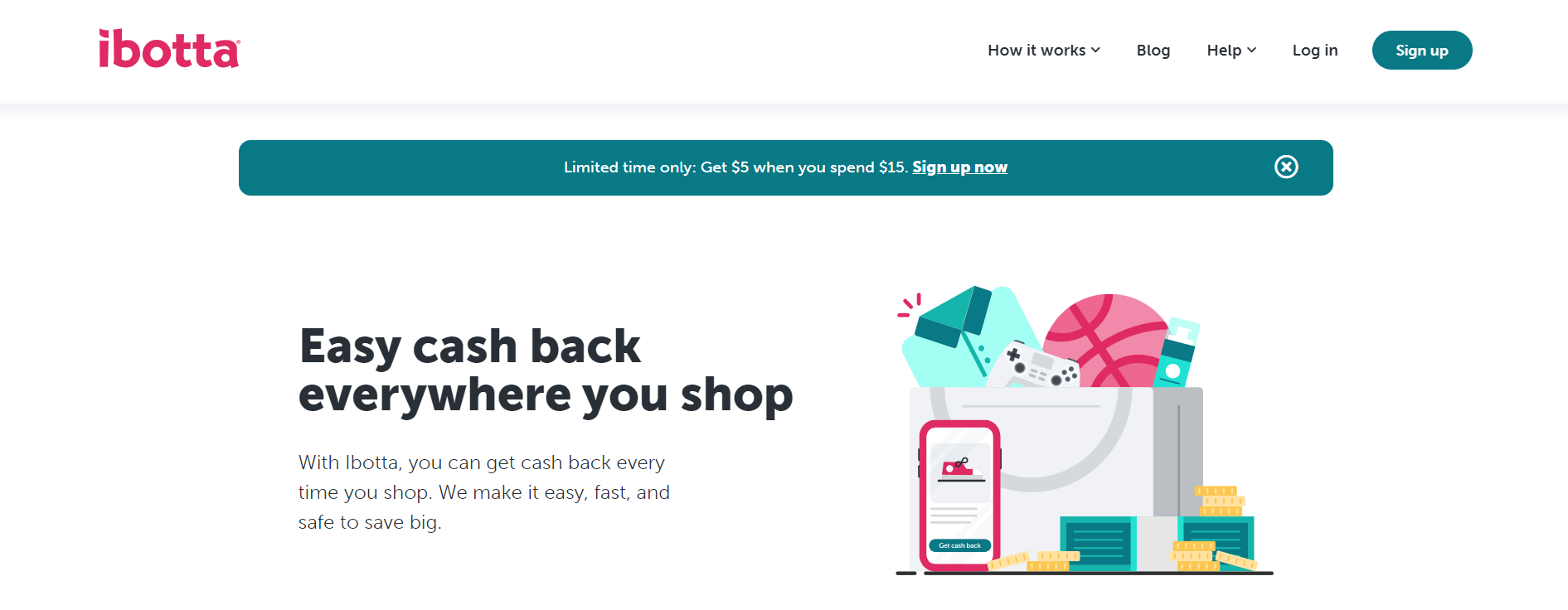 Get cashback on Ibotta