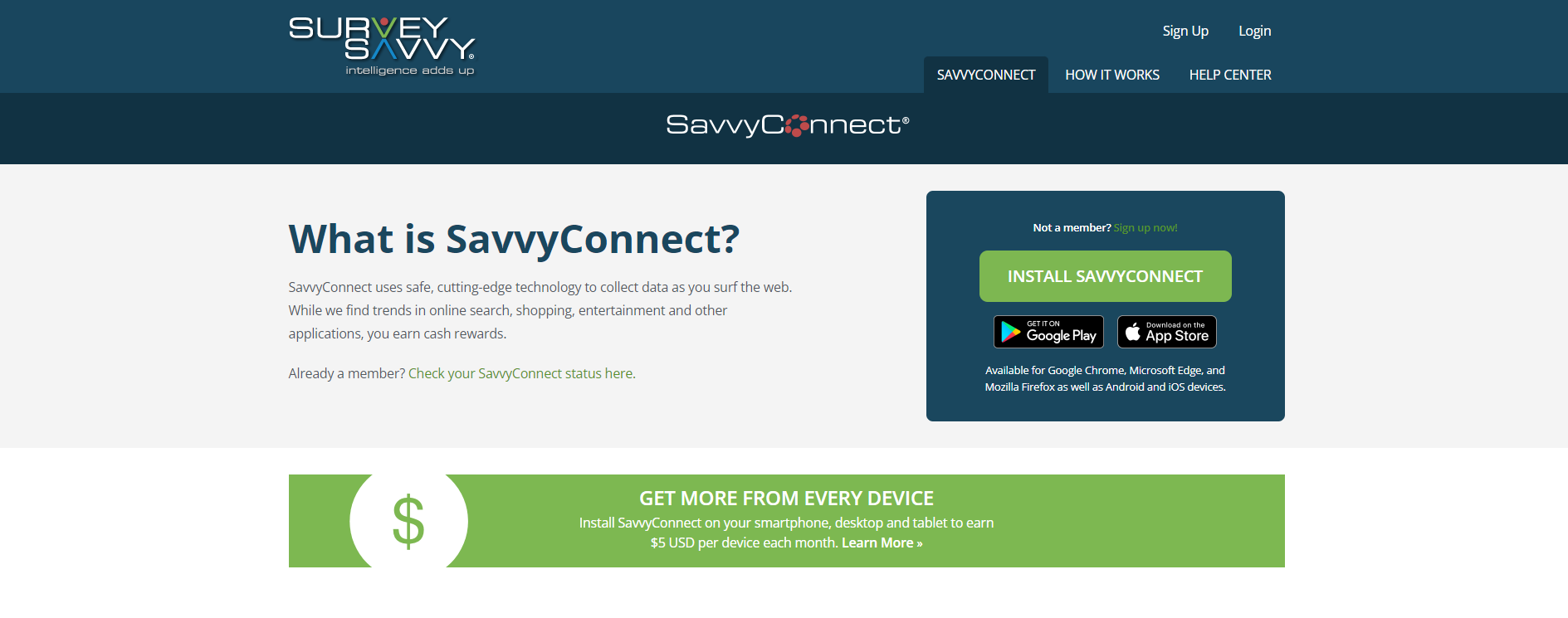 Savvy connect app