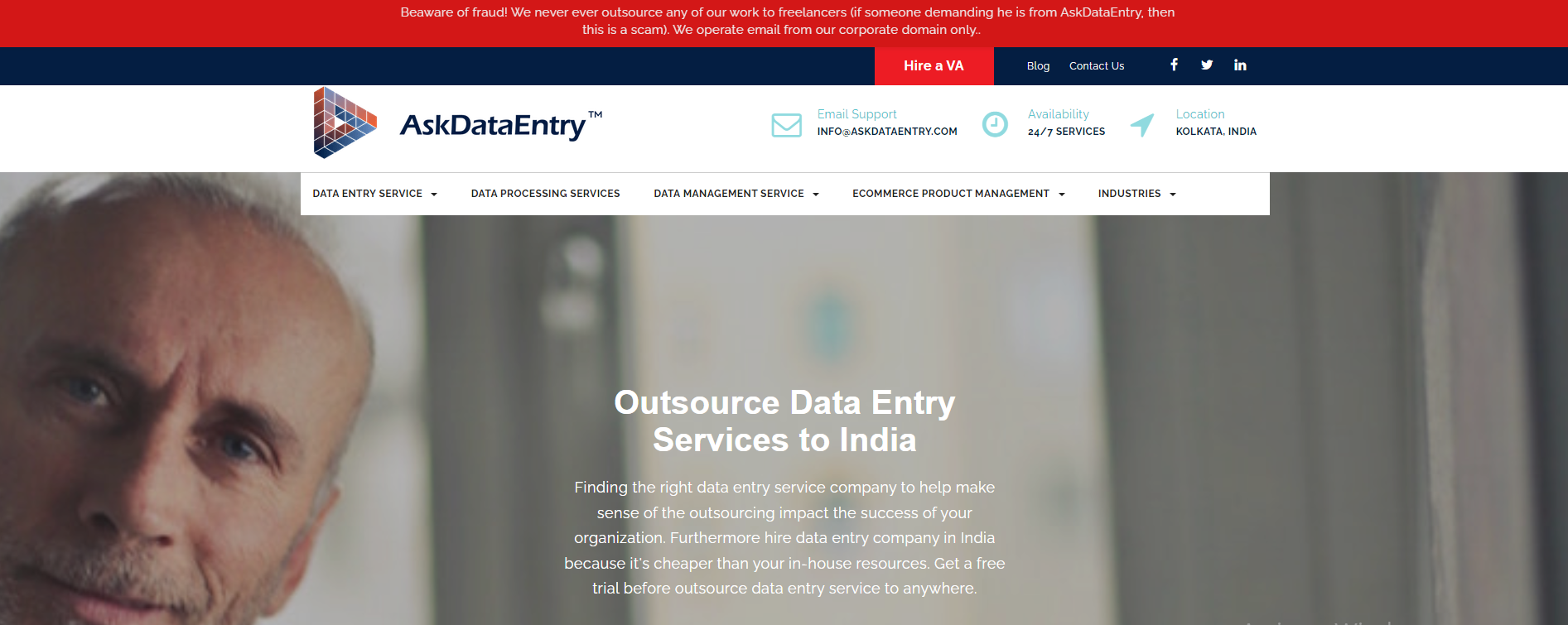 Ask data entry