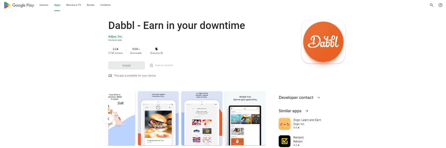 Dabbl app