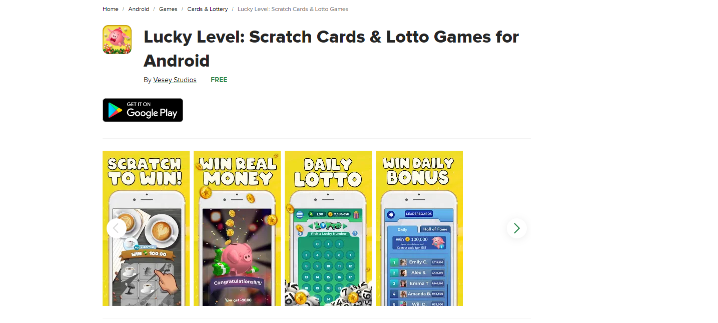 Lucky Level app