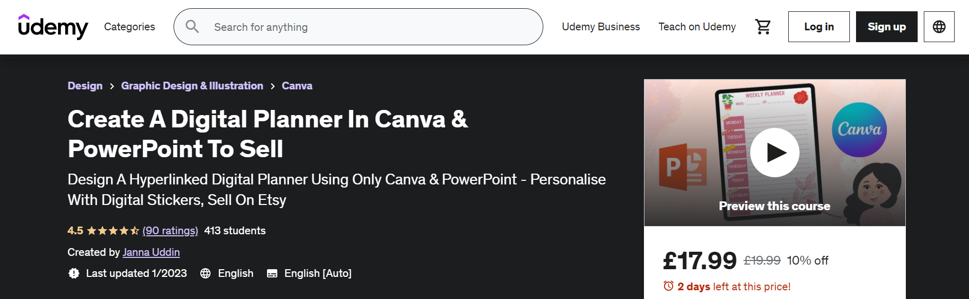 how to sell digital planners on Etsy
