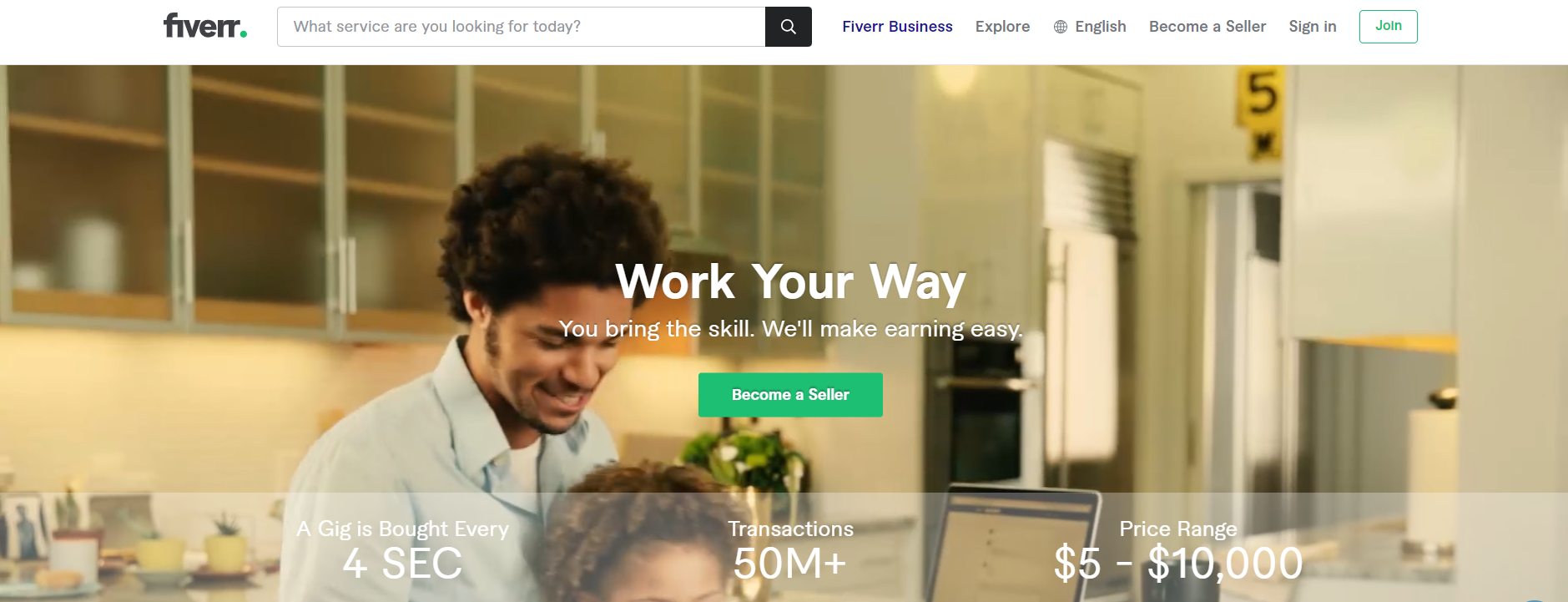 sell on Fiverr
