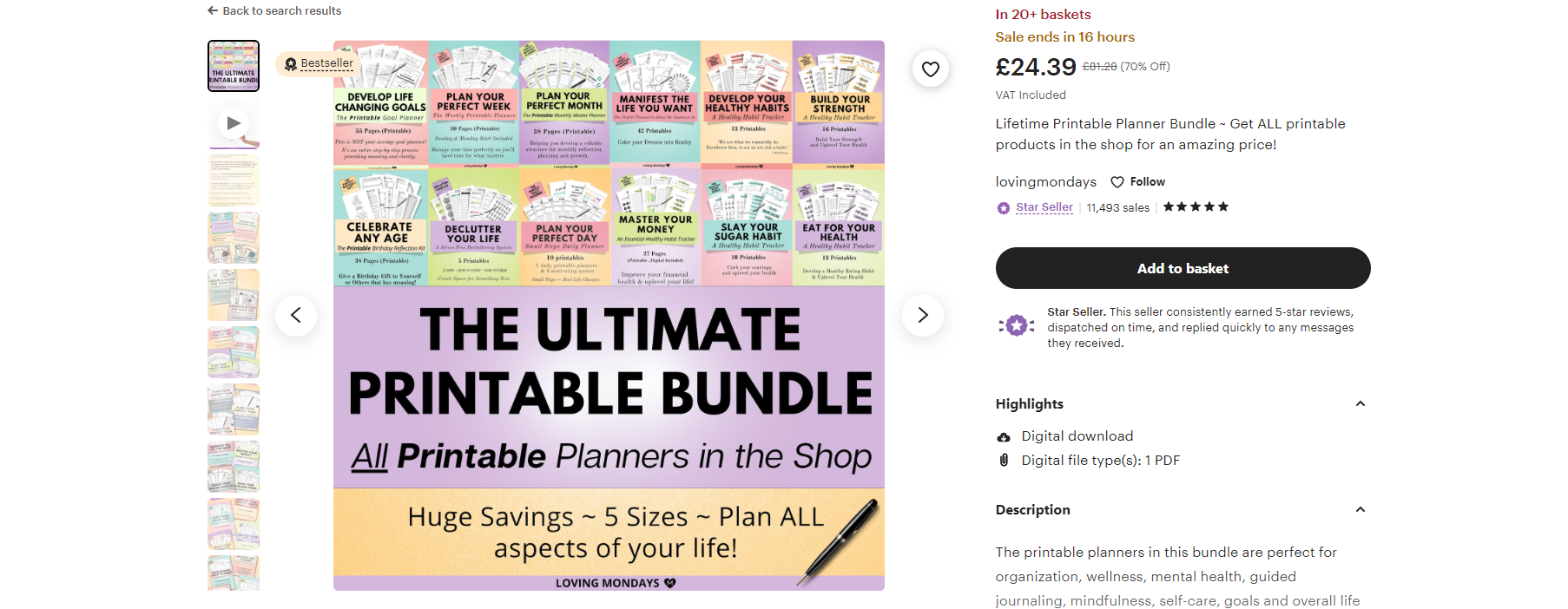 planner bundle