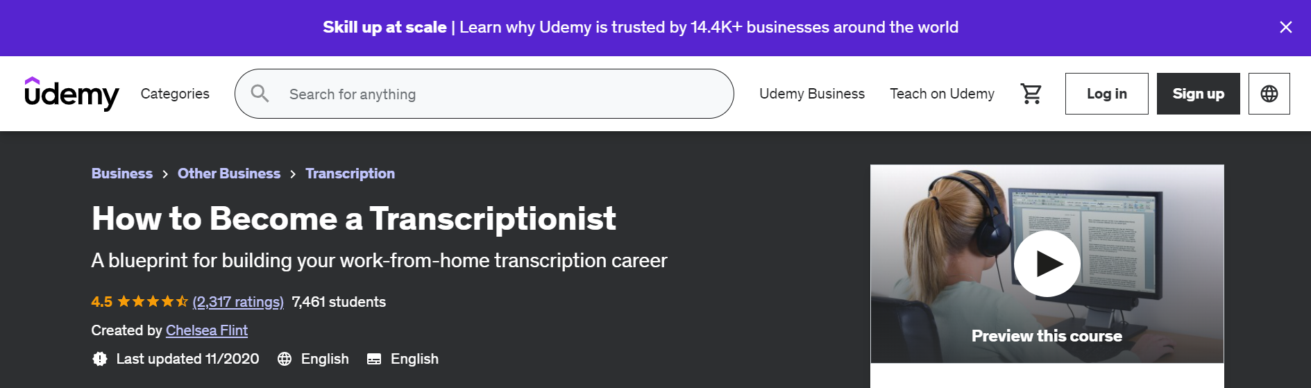 how to become a transcriptionist