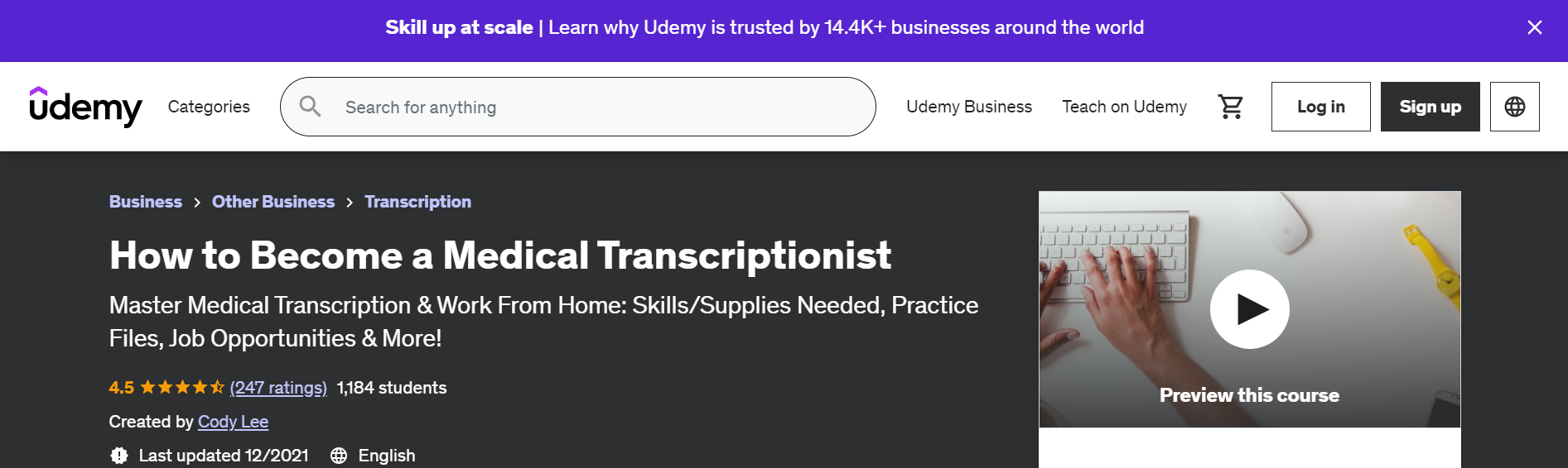 how to become a medical transcriptionist