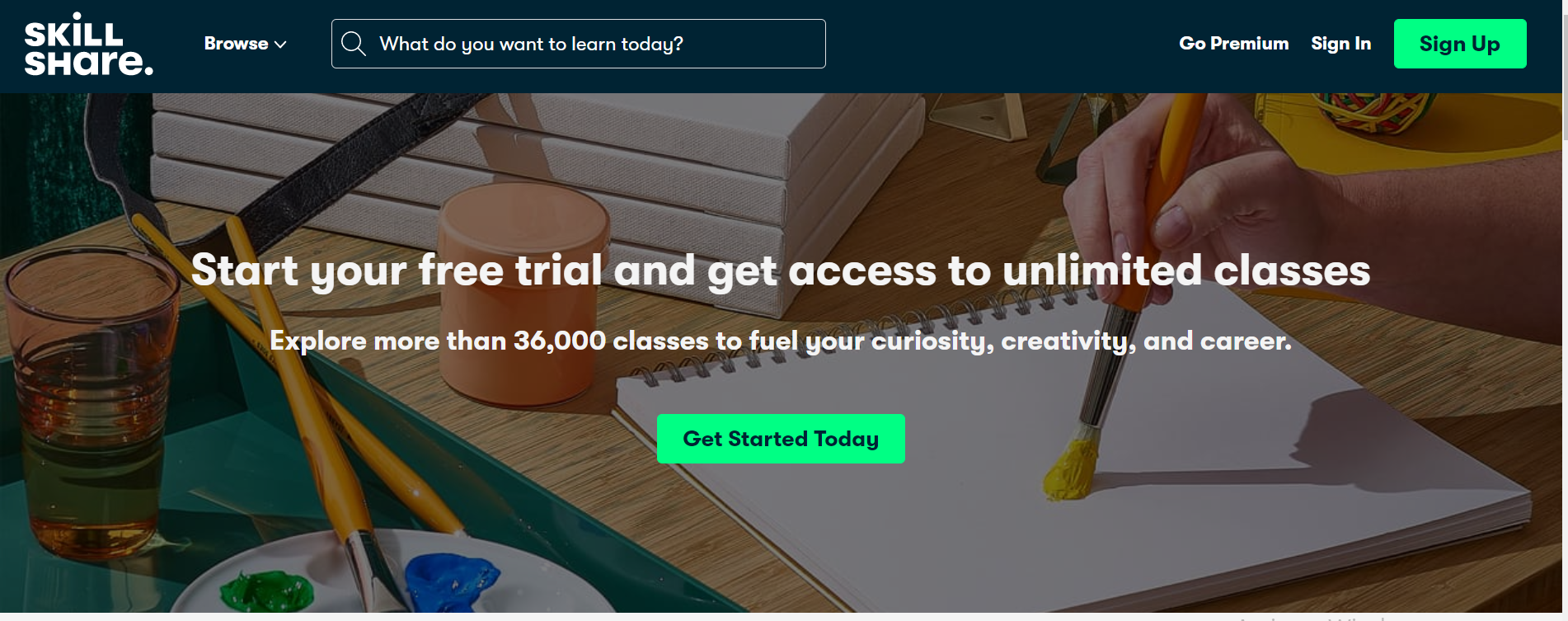 skillshare free trial